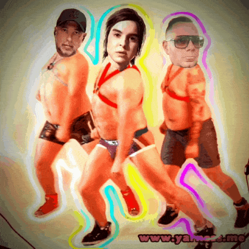 a picture of three men with the website www.yamesi.me in the corner