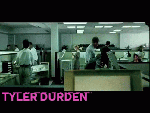 Tyler Durden Fight Club GIF