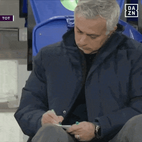 Mourinho Jose Mourinho GIF - Mourinho Jose Mourinho Mourinho Writing GIFs