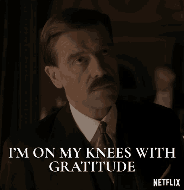 Im On My Knees With Gratitude Ben Daniels GIF - Im On My Knees With Gratitude Ben Daniels Lord Snowdon GIFs