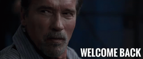 Welcome Back - The Expendables GIF - Welcome Back Arnold Schwarzenegger Expendables GIFs