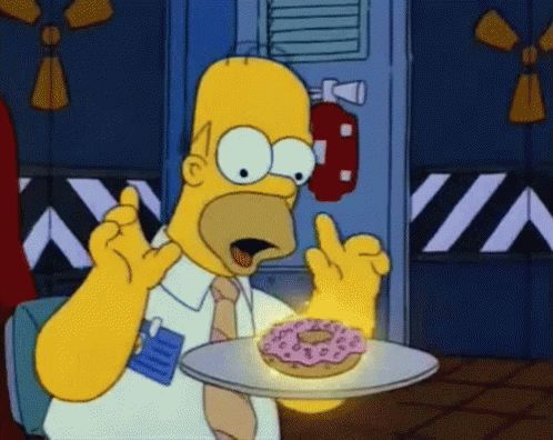 Magic Soul Donut - The Simpsons GIF - The Simpsons Homer Simpson Donut GIFs