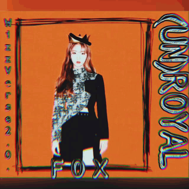 a picture of a woman with a crown and the word fox
