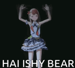 Ishy Wishy Ishu Bear GIF - Ishy Wishy Ishu Bear Foot Long Cookie GIFs