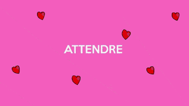 a pink background with hearts and stars and the word " envie "