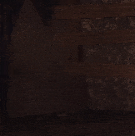a monster is standing in a dark room next to lockers .