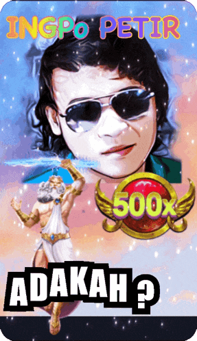 a poster with a picture of a man and the words ingpo petir adakah