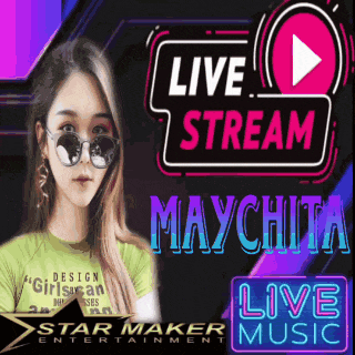 a woman wearing sunglasses and a green shirt is on a live stream