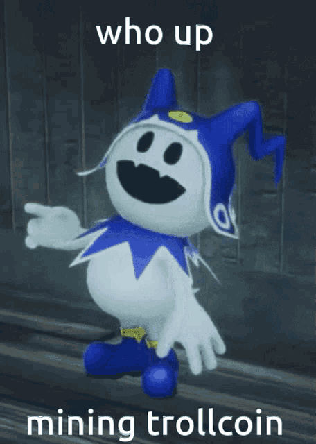 Who Up Mining Trollcoin Jack Frost GIF - Who Up Mining Trollcoin Jack Frost Smt GIFs