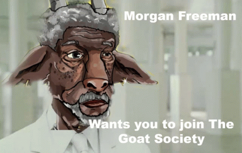 Morgan Freeman Morgan Freeman Goat GIF