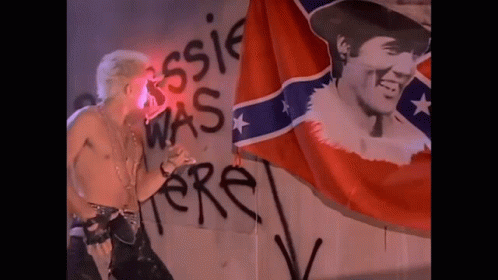Billy Idol Hot In The City GIF - Billy Idol Hot In The City Flag GIFs