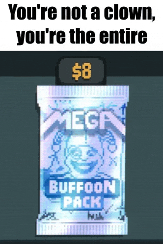a bag of mega buffoon pack milk is being sold for $ 8