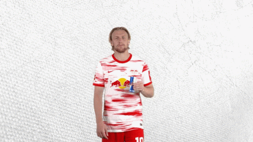 Have A Drink Emil Forsberg GIF - Have A Drink Emil Forsberg Rb Leipzg GIFs