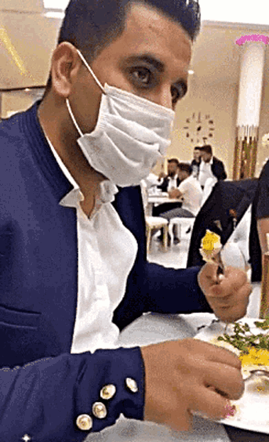 Face Mask Eating GIF - Face Mask Eating Covid19 GIFs