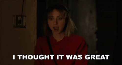 I Thought It Was Great Emily GIF - I Thought It Was Great Emily Zoe Kazan GIFs