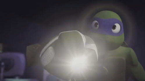 Donnie Light GIF - Teenage Mutant Ninja Turtles Flash Light GIFs
