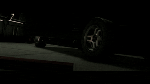 a black car has a license plate that says 4-88