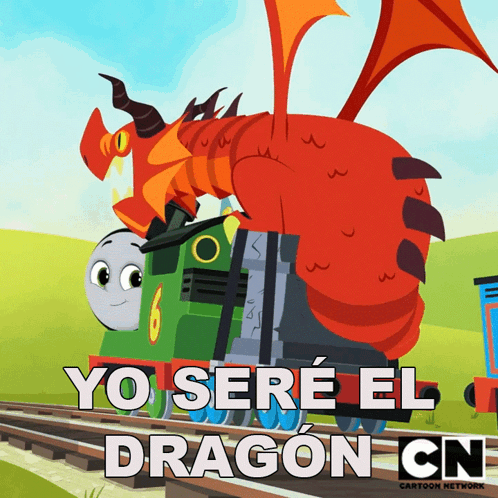 Yo Sere El Dragon Percy GIF - Yo Sere El Dragon Percy Thomas And Friends GIFs