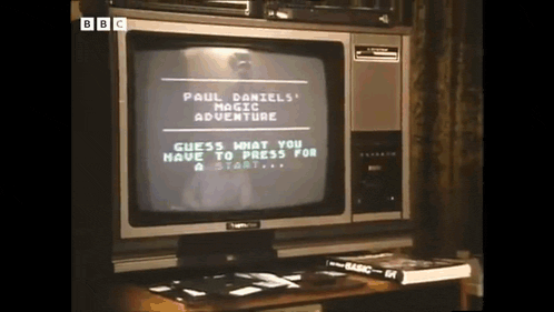 paul daniels ' magic adventure is being played on a tv