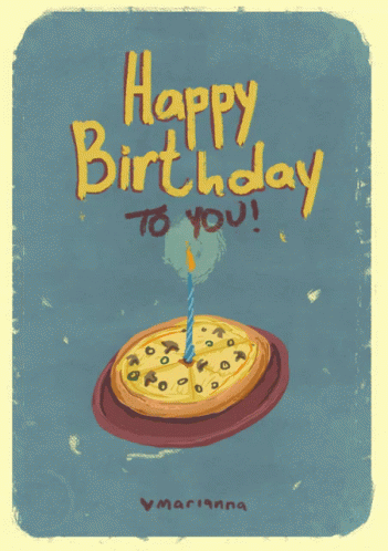 Happy Birthday Pizza GIF - Happy Birthday Pizza Cake GIFs
