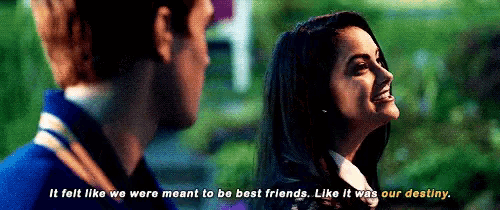 it felt like we were meant to be best friends .