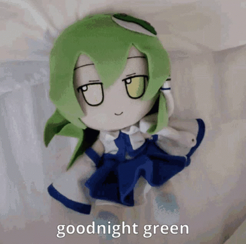 Goodnight Green GIF - Goodnight Green The Pog GIFs