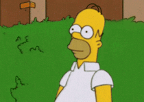 Homerhedge Homer Simpson GIF - Homerhedge Homer Simpson No Way Out GIFs