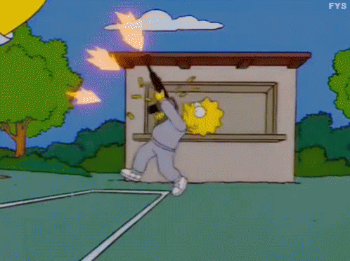 Lisa Simpsons GIF - Lisa Simpsons Gun GIFs