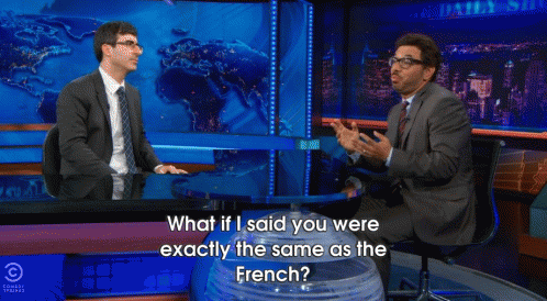 Not All Europeans Are The Same GIF - The Daily Show Comedy Central Metaphors GIFs
