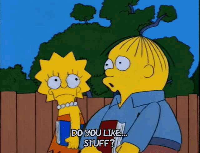 Simpsons Flirting GIF