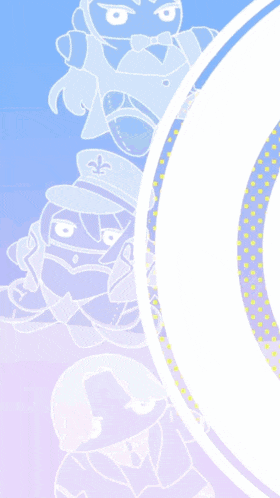 a cartoon of a girl in a space suit floating in the air