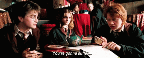 Harry Potter Suffer GIF - Harry Potter Suffer Your Going To Suffer GIFs