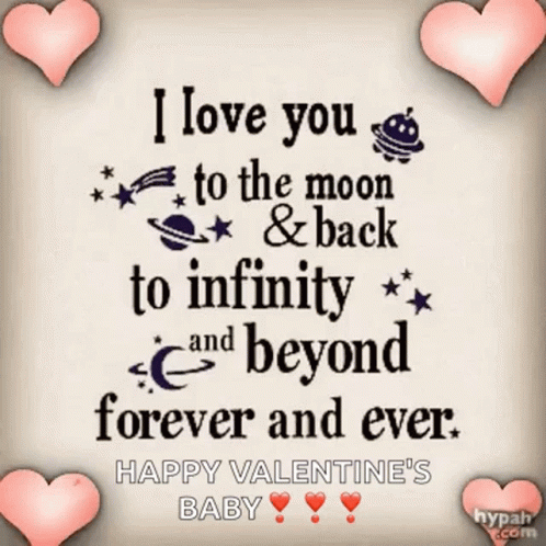 I Love You To The Moon And Back GIF - I Love You To The Moon And Back To Infinity And Beyond GIFs