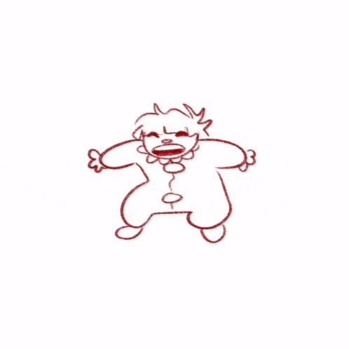 a drawing of a clown screaming with his mouth open