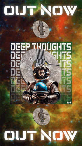 an advertisement for deep thoughts out now