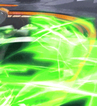 a green background with white lines and a yellow stripe
