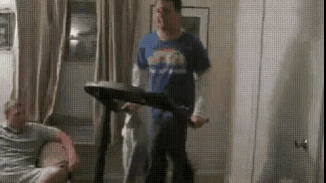 Laughing Out Loud Treadmill GIF - Laughing Out Loud Treadmill Fail GIFs