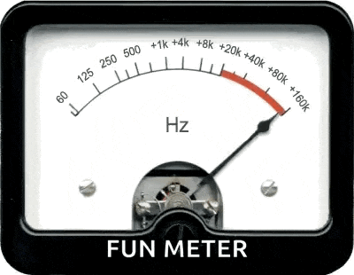 a fun meter is shown with a red arrow pointing to the number 60