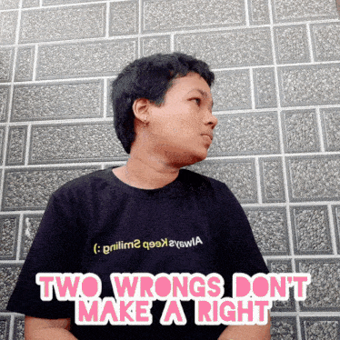Jagyasini Singh Two Wrongs Dont Make A Right GIF - Jagyasini Singh Two Wrongs Dont Make A Right Looking GIFs
