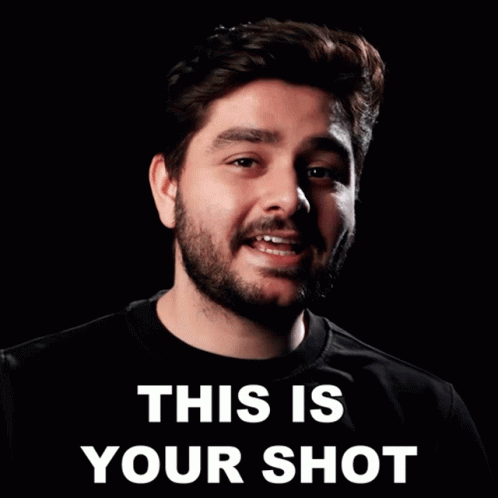 This Is Your Shot Ignace Aleya GIF - This Is Your Shot Ignace Aleya This Is Your Chance GIFs
