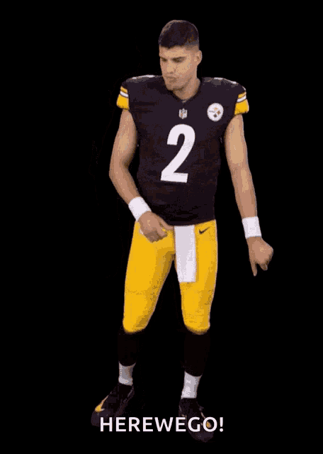 a man in a football uniform with the number 2 on it