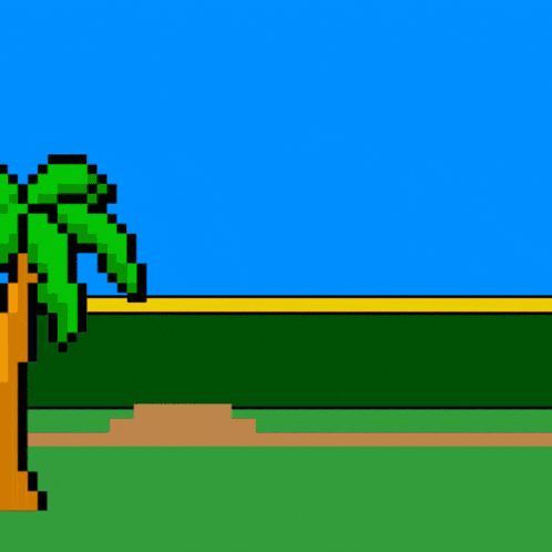 a pixel art drawing of a baseball player with the number 11 on his jersey