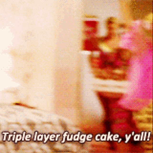 Glee Sugar Motta GIF - Glee Sugar Motta Triple Layer Fudge Cake Yall GIFs