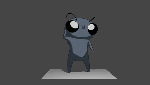 a cartoon character with a w on its face is standing on a piece of paper