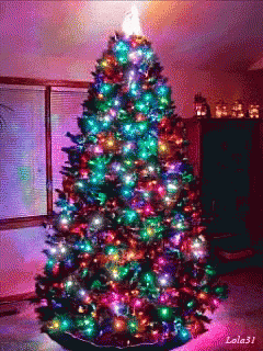 Christmas Tree Spin GIF - Christmas Tree Spin Lights GIFs