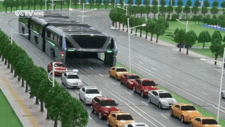 Bus Del Futuro GIF - Train Road Futuristic GIFs