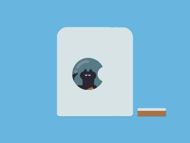 a cartoon illustration of a washing machine with a cat in it