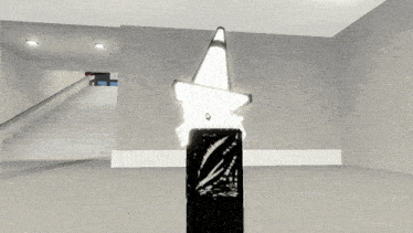 a black and white image of a person wearing a white cone hat