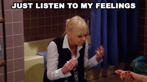 Just Listen To My Feelings Christy GIF - Just Listen To My Feelings Christy Mom GIFs