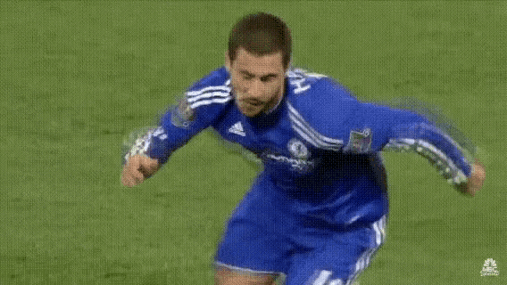 a soccer player wearing a blue jersey with the number 10 on it